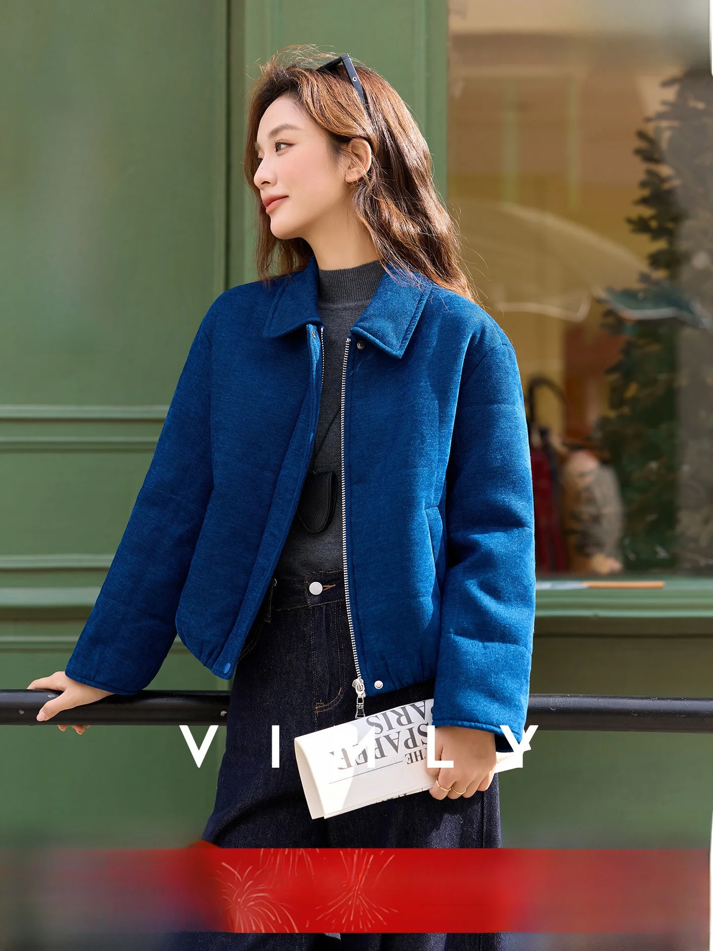 

Женская утепленная хлопковая куртка на молнии с воротником, теплая верхняя одежда, новинка зимы, свободный крой, модное хлопковое пальто