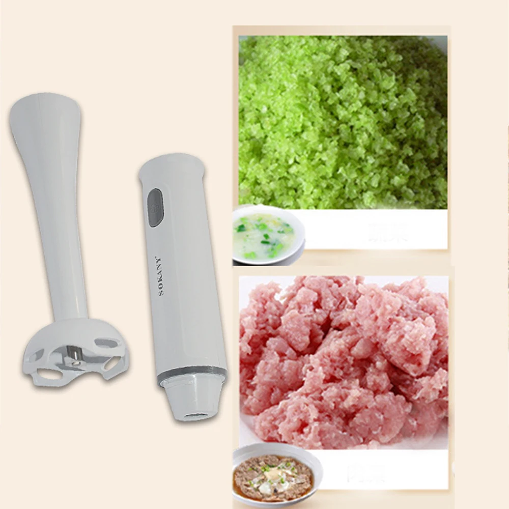 Immersion Hand Stick Blender Electric Food Vegetable Grinder Hand-Held Cooking Multifunction Complementary Food Machine