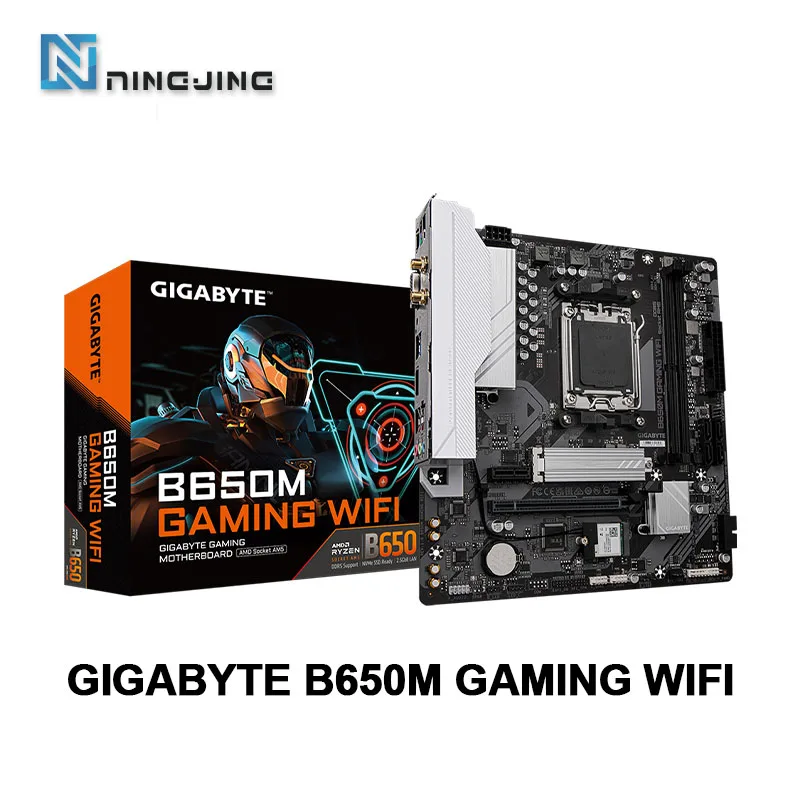 GIGABYTE B650M GAMING WIFI Support for DDR5 6400 M.2 2.5GbE LAN 5+2+2 Phases Digital VRM B650 Ryzen™ 7000 Series AMD Socket AM5