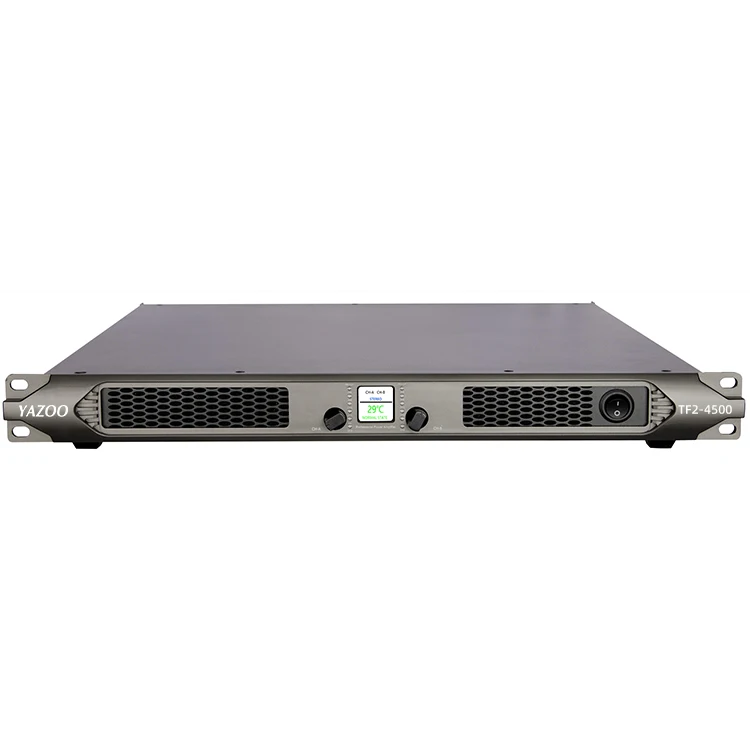Factory Sale 2*4500W 2 Channel 1U Digital Big Power Amplifier Sound System Amplifier Speakers Strong Power with OEM ODM Service