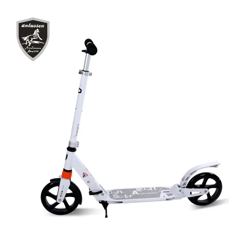 

STLF New China Manufacturer Folding Best 200mm Big Pu Wheel Scooter Adult Pro Kick Scooter for Sale