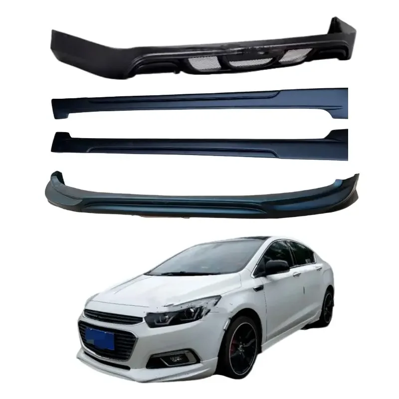 

Широкий комплект кузова для Chevrolet Cruze 2014-2015, системы кузова автомобиля Pp включает в себя губу переднего бампера, губу заднего бампера, боковую юбку