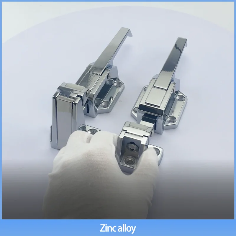 

Zinc Alloy Adjustable Door Kitchen Handle Oven Steamer Handle Freezer Industrial Equipment Door Lock