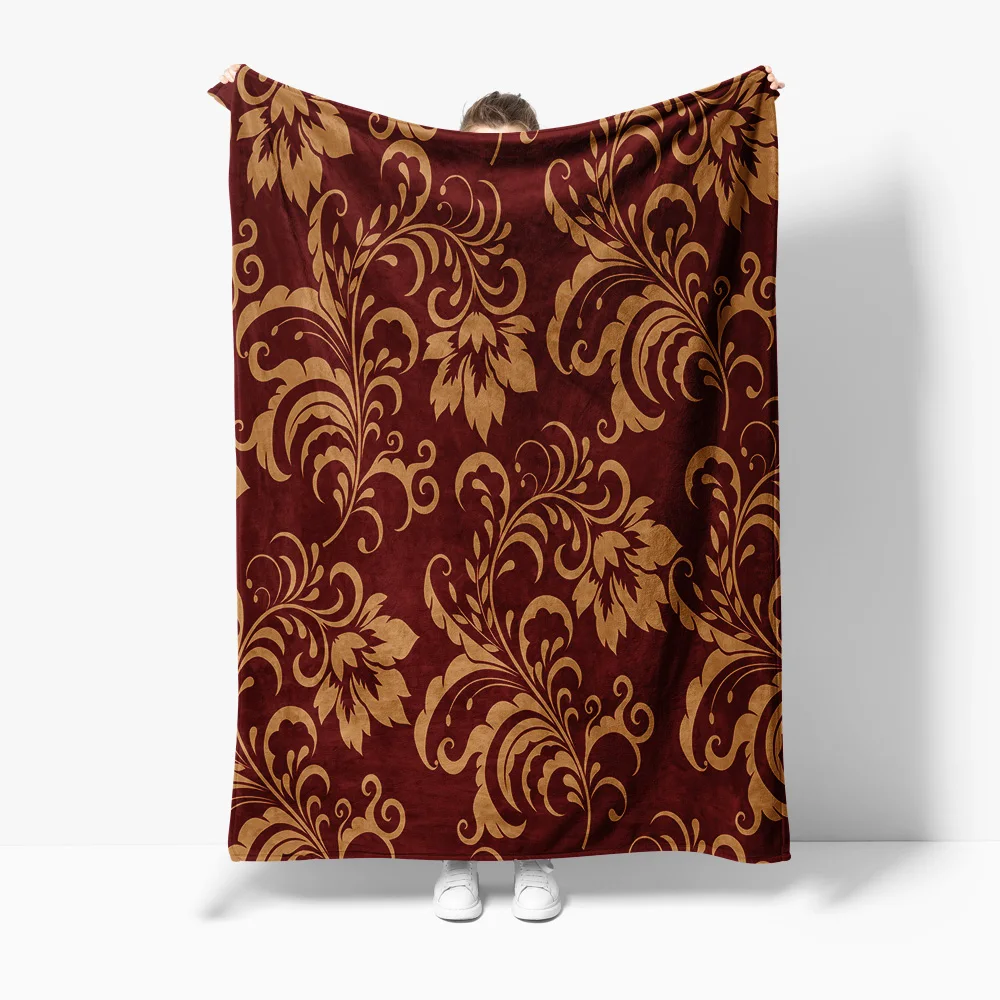 

Роскошное бархатное одеяло с цветочным принтом, диван-кровать, украшение для спальни, декоративное мягкое теплое одеяло для дома, гостиной