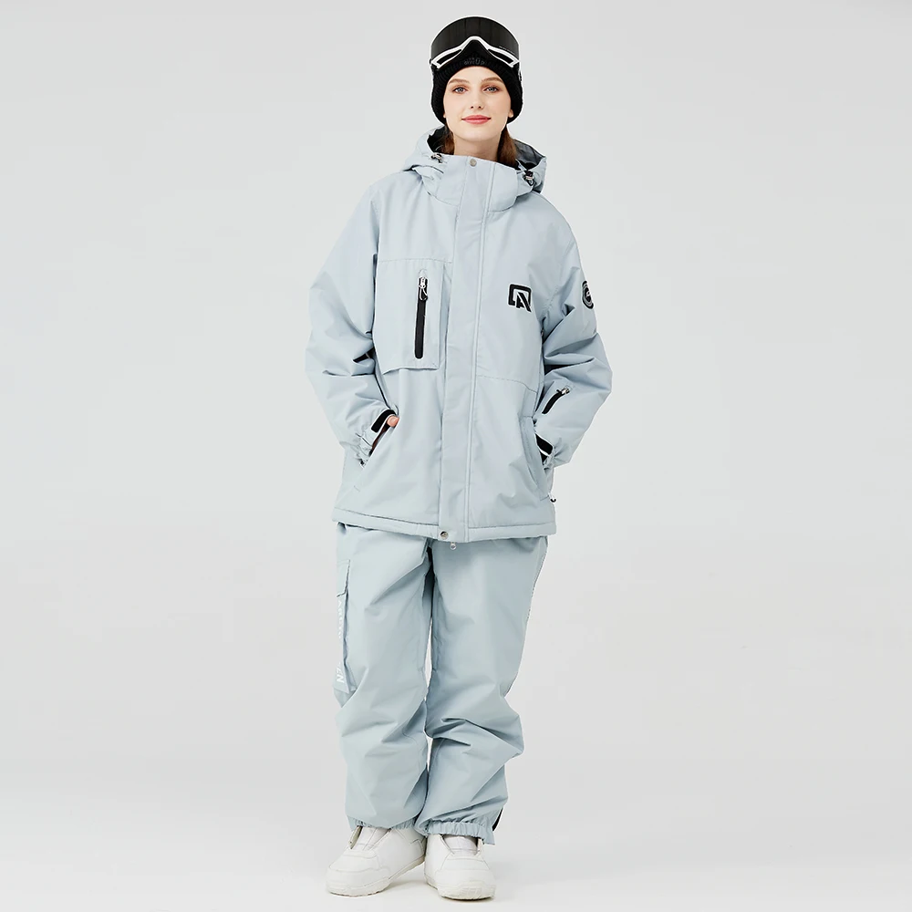 ملابس التزلج، مجموعات بدلات التزلج على الجليد، سترات التزلج على الجليد، سترات وسراويل التزلج، سراويل مرايل التزلج على الجليد، للرجال والنساء #4