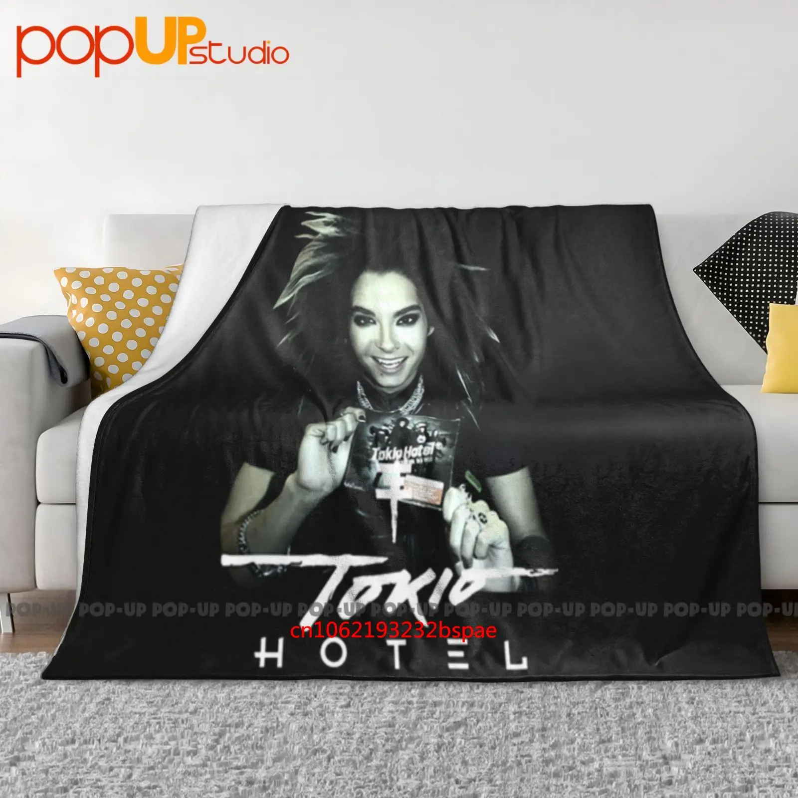 

Rare Tokio Hotel Bill Kaulitz Signature Vintage Tour Ultra-Soft Blanket Quilt Winter Sofa Cover Bed Covers