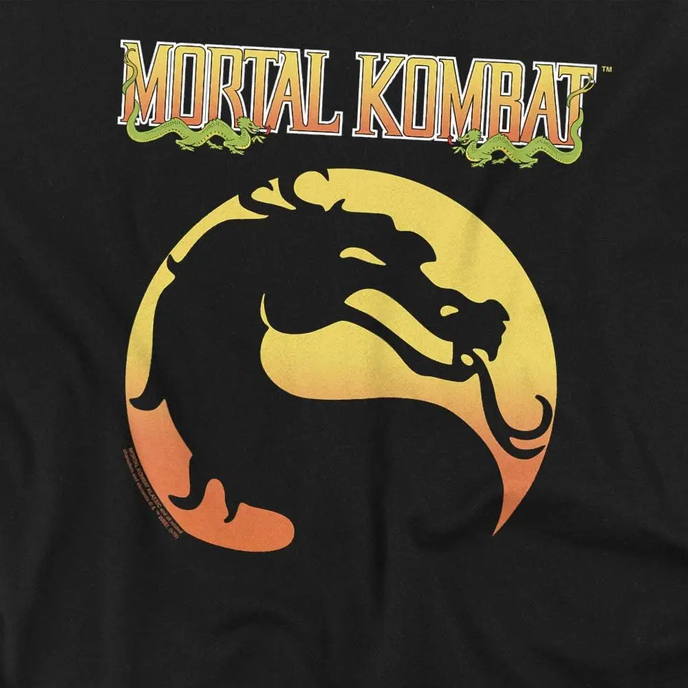 Mortal Kombat Klassic Logo Unisex Adult T Shirt for Men and Woman