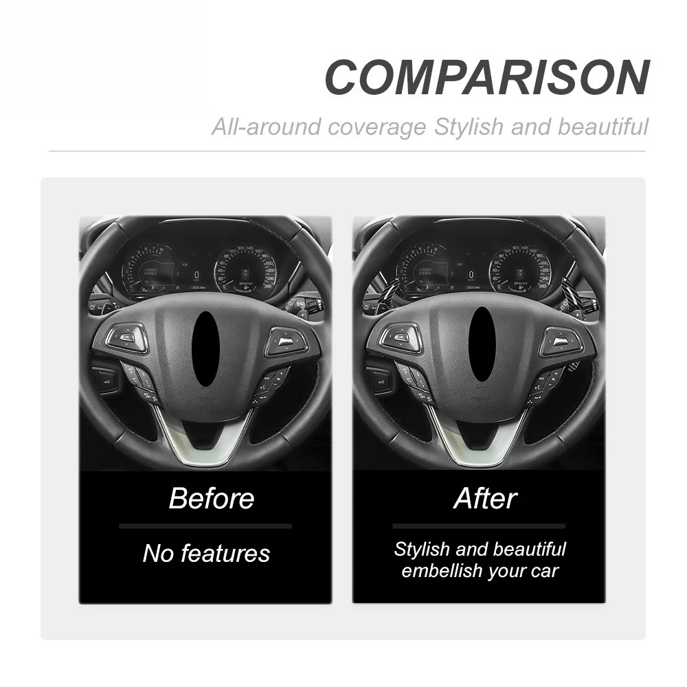 For Lincoln MKC 2013-2020 Ford Mondeo 2013-2020 Explorer 2016 Steering Wheel Paddle Shifters ABS Gear Shift Extensions Styling