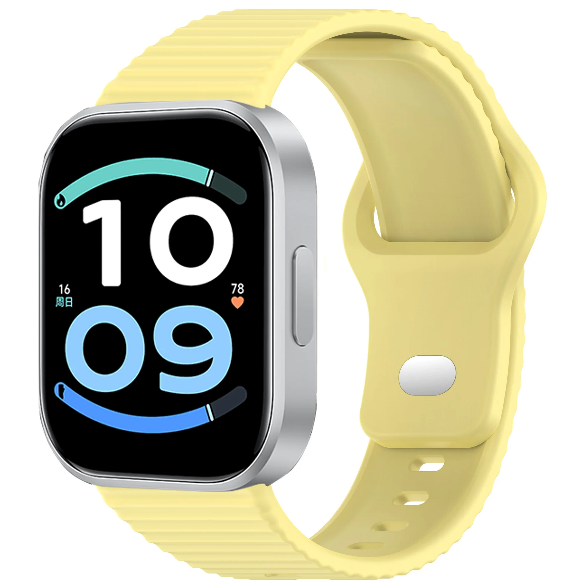 Official Wave Silicone Band for Redmi Watch 6 Lite 6 Active 6 5 4 Sports Breathable Wristband Xiaomi Mi Band 10 Pro 9 Pro 8 Pro