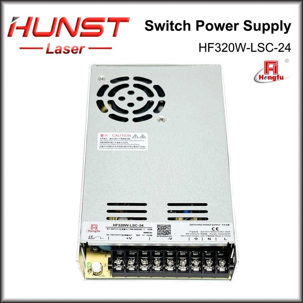 Импульсный источник питания HUNST HF320W-LSC-24V, подходящий для станка для лазерной маркировки CO2, гравировального станка