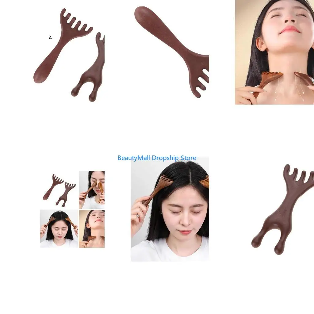 40JD 40JD Scalp Massager,Handheld SPA Head Massager Resin Meridians Massage Comb Gifts - Aliexpress Deal