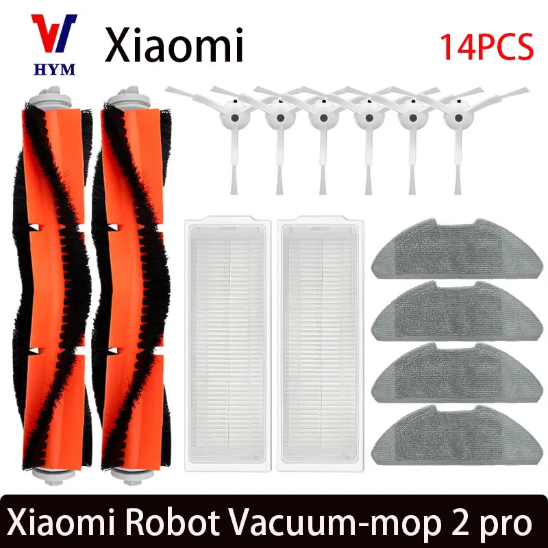Voor Xiaomi Mi Robot Vacuüm-Mop 2 Pro/Lite MJST1SHW MJSTL Hepa Filter Mop Doek Belangrijkste Zijborstel Mijia Stofzuiger Accessoires