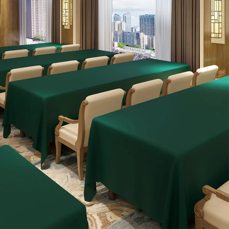 Rectangular High-grade Exhibition Activity Table Cloth Banquet Exhibition Party Decor Table Skirt Conference Staff  Tablecloth