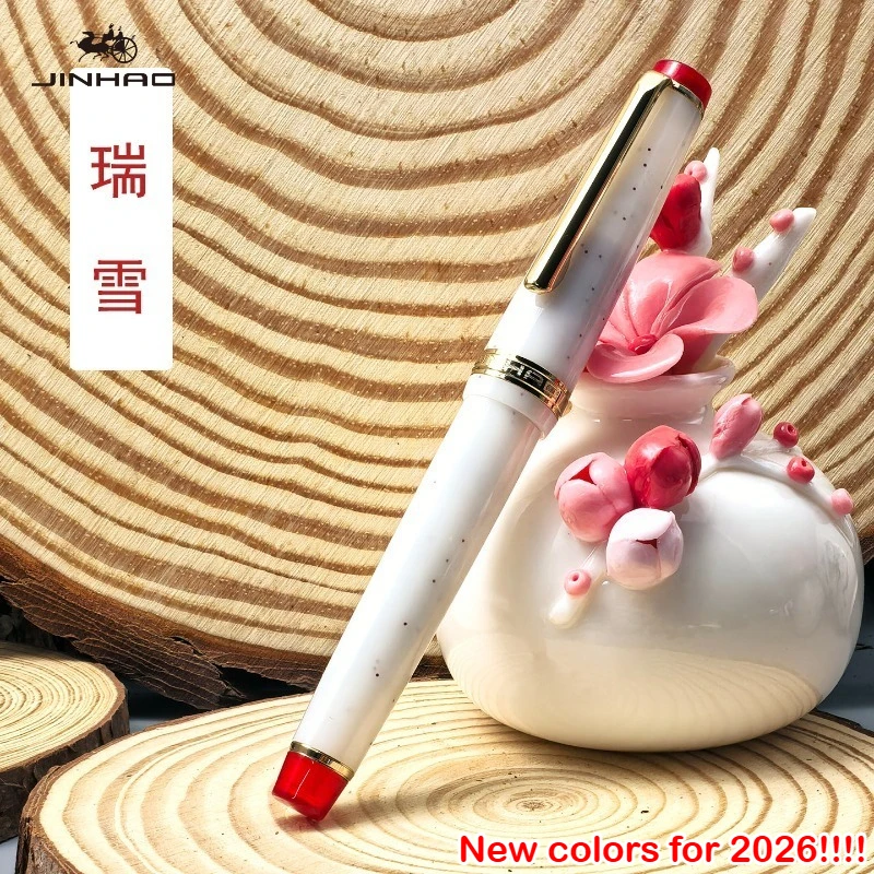 

Перьевая ручка JINHAO 82 лимитированной серии 2026 года, цвета макарон, EF/F/M, для каллиграфии, канцелярские товары для школы и офиса