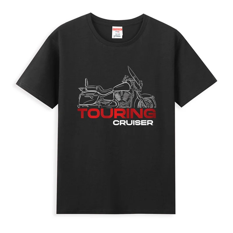 

2024 Men T Shirt Casual Victory Touring Cruiser 2003-2006 Motorcycle T-Shirt for Cruiser Bikers Summer 100% Cotton S-3XL Tee