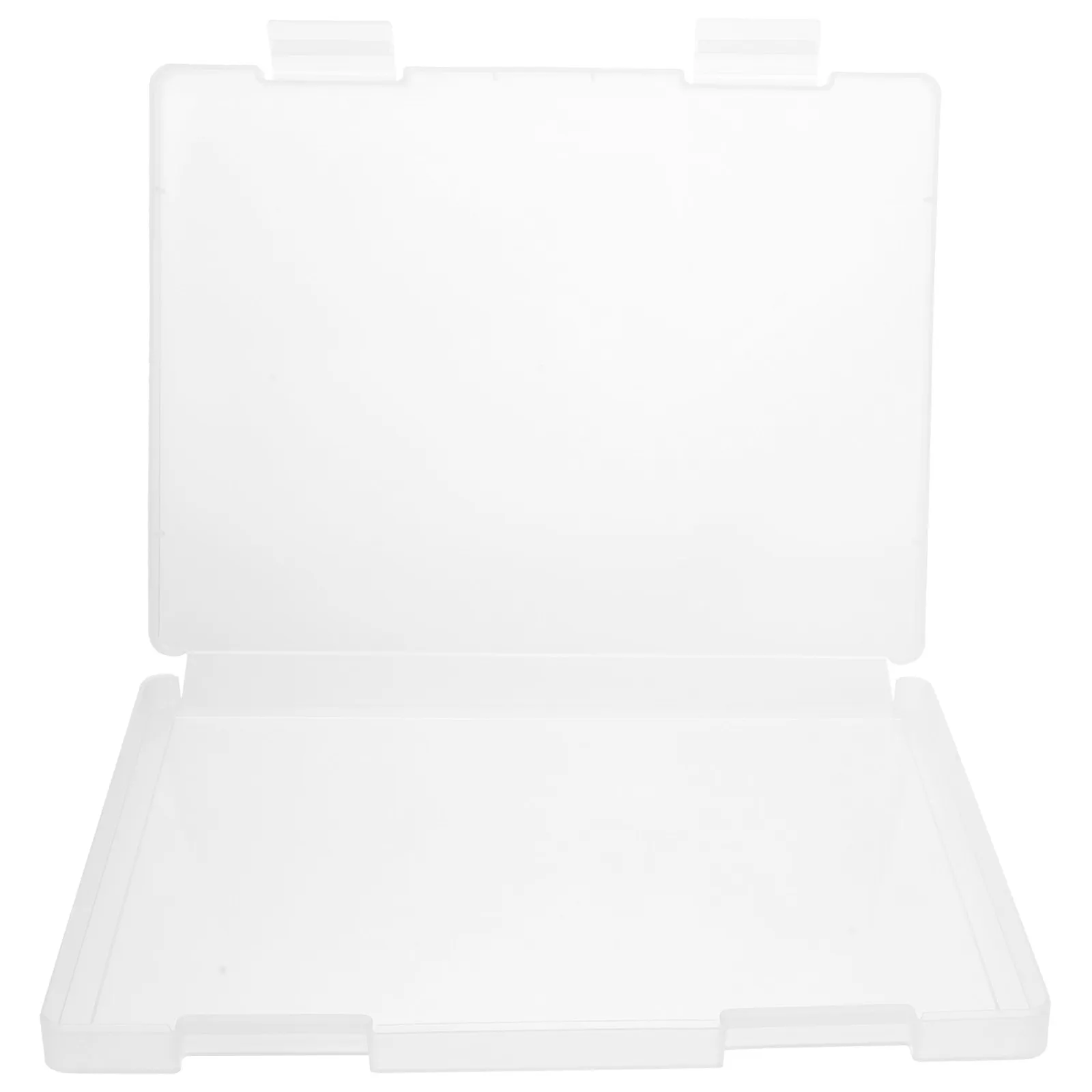 Heavy Duty Clear Plastic File Box Wide Application for Photo Storage Boxes Magazine Protector Book Protector Document Display
