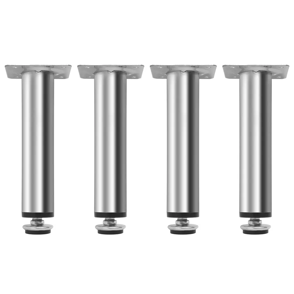 

4PCS Adjustable Furniture Legs Metal Cabinet Support Legs Hardware Table Sofa Bed Leg Furniture Replacement Feet Accessories