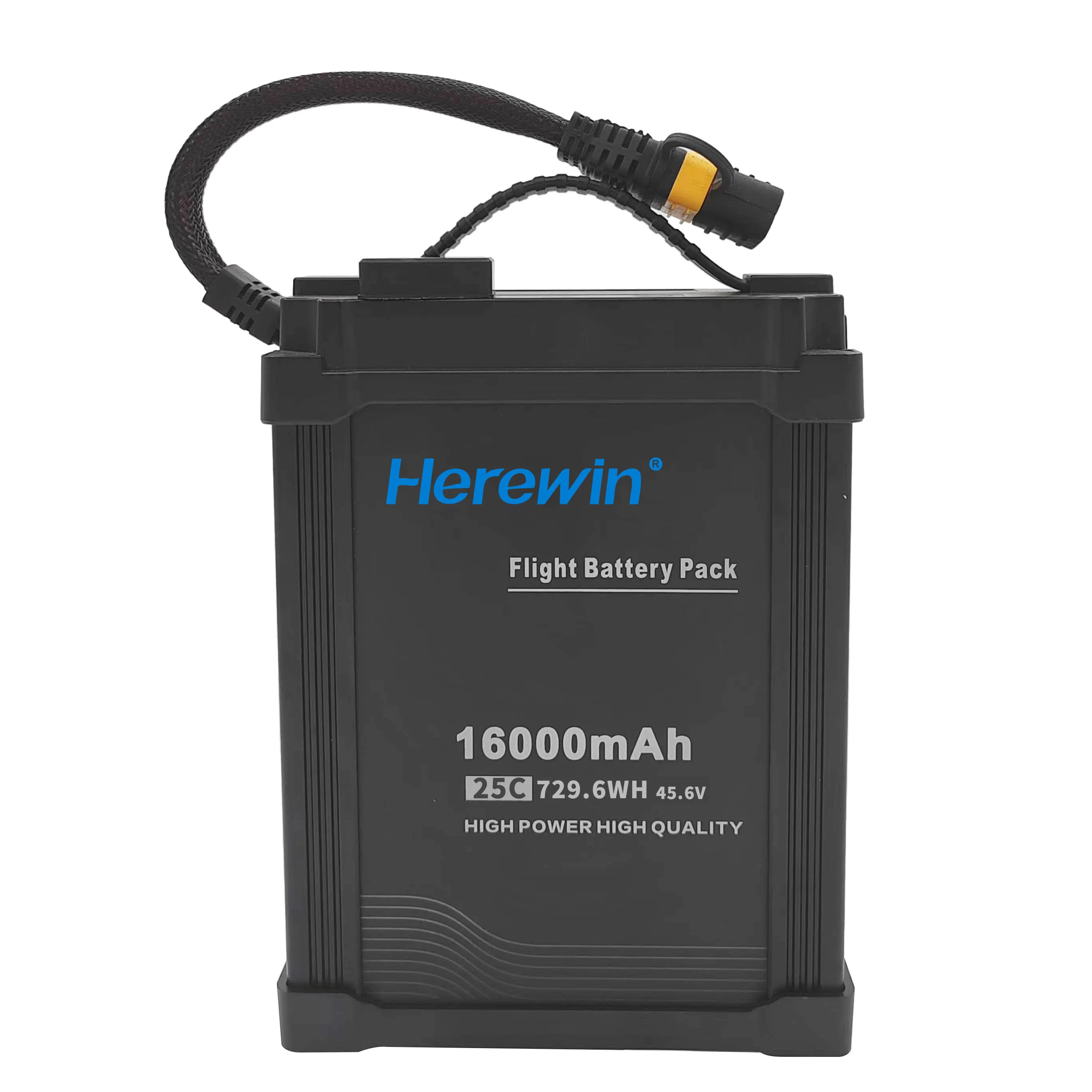 

Herewin High-Performance 45.6V 12S 16000mAh 25C Lithium Polymer Battery for Agricultural Drones
