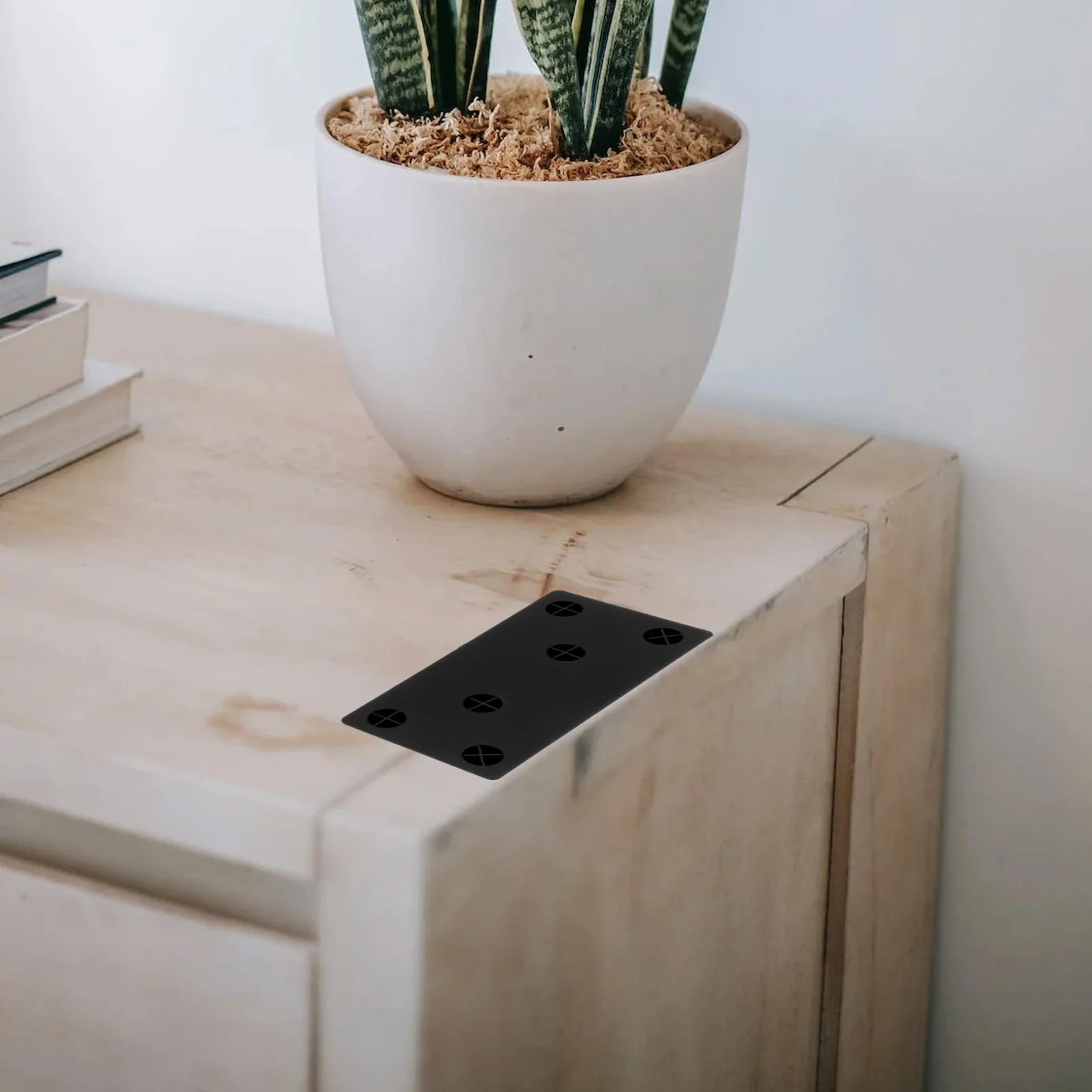 

2Pcs Furniture Brace Stainless Steel Straight Brackets for Bed Chair Bench Repair Metal Braces for Wood Support