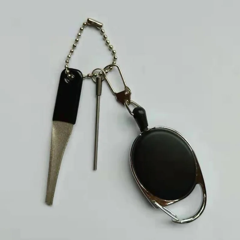 1 قطعة حلقة مزدوجة صغيرة الفم الدائري أدوات حلقة صغيرة حلقة فتاحة الفولاذ المقاوم للصدأ كماشة يطير الصيد الطعم مينو الترتر مع كوكيد