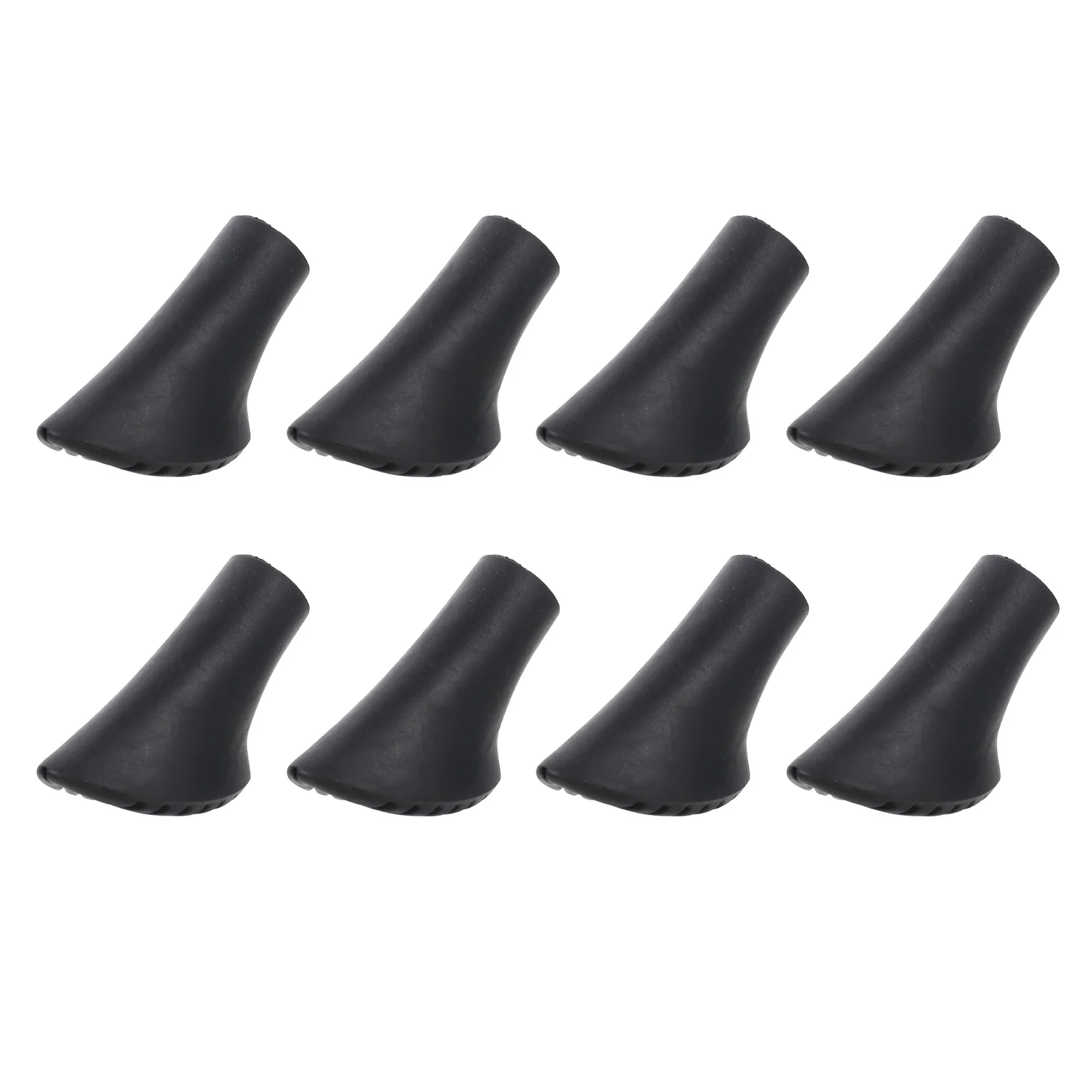 8 قطعة استبدال سيليكون Alpenstock نصائح المهنية الرحلات القطب يغطي مقاومة للاهتراء العكاز اكسسوارات زلق الطريق