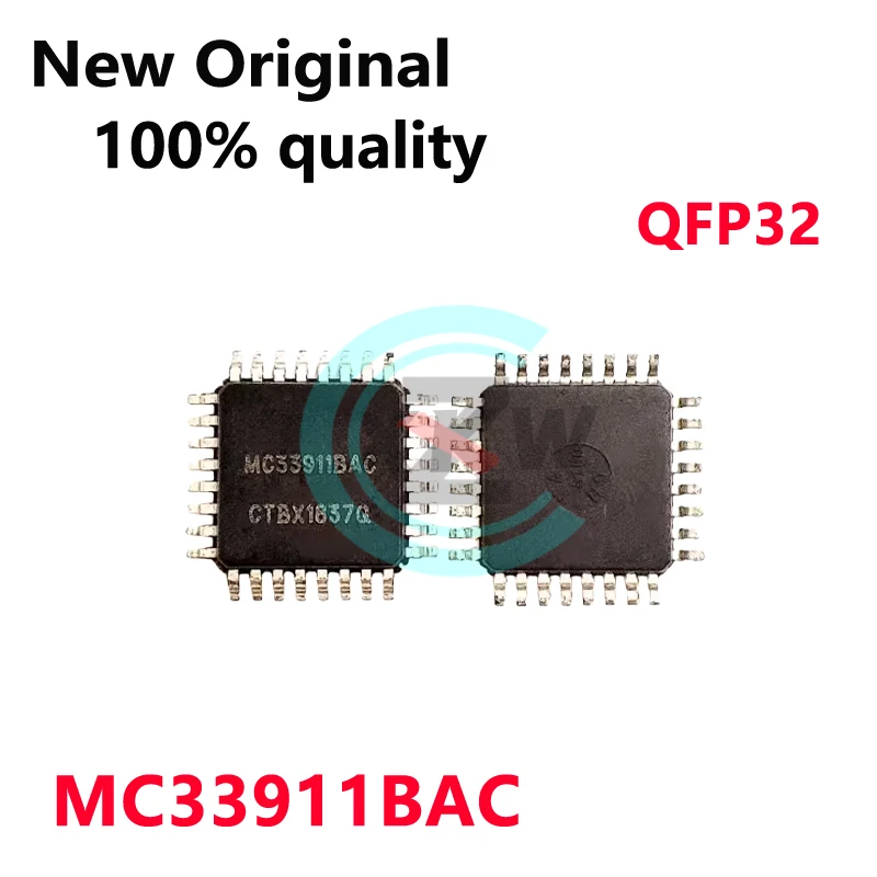 2-10/PCS New Original MC33911BAC QFP-32  Automotive computer board glass elevator vulnerable chip In Stock