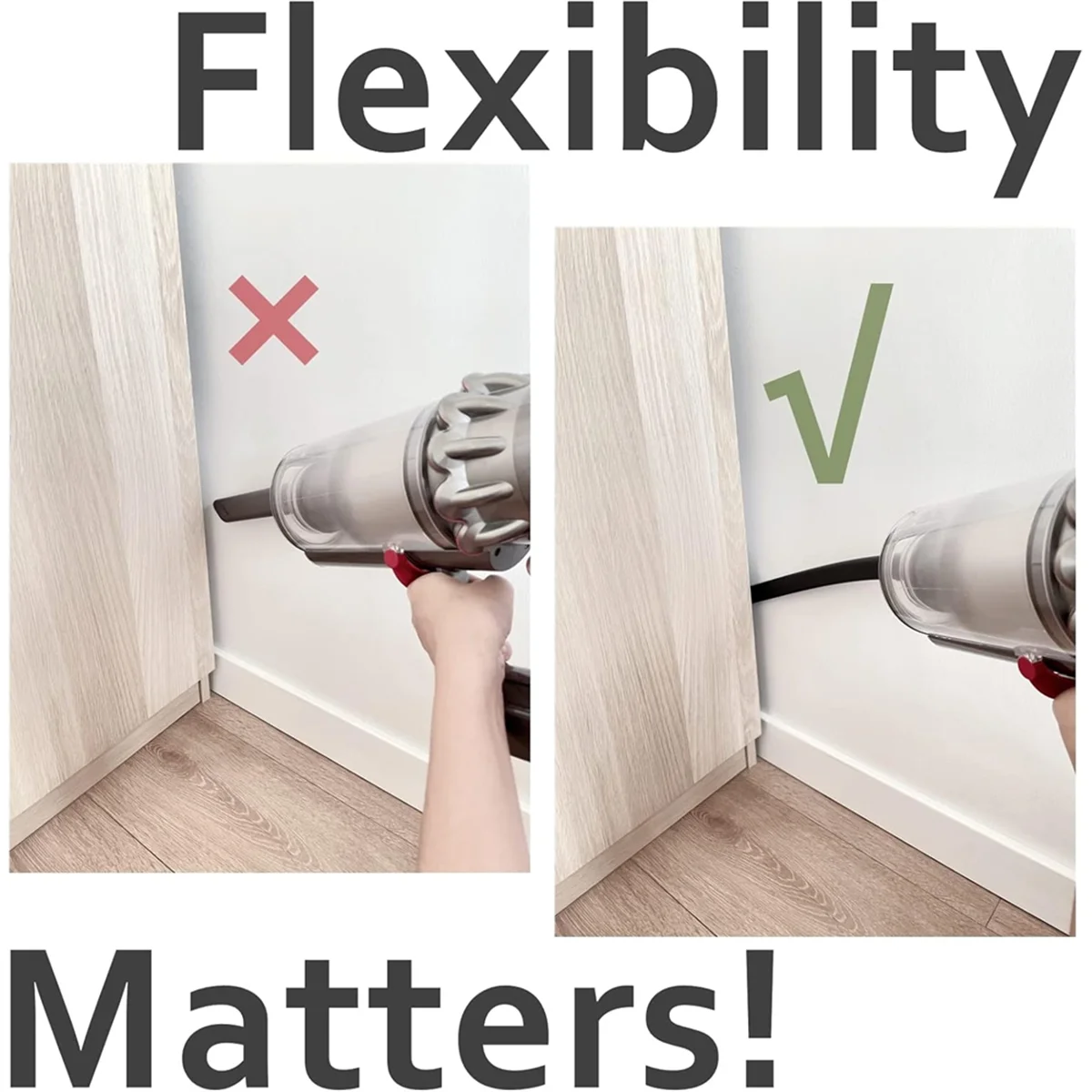 A20M do V7 V8 V10 V11 V15 Zestaw szczotek szczelinowych do odkurzacza Płaska szczotka z szczotką w kształcie litery V