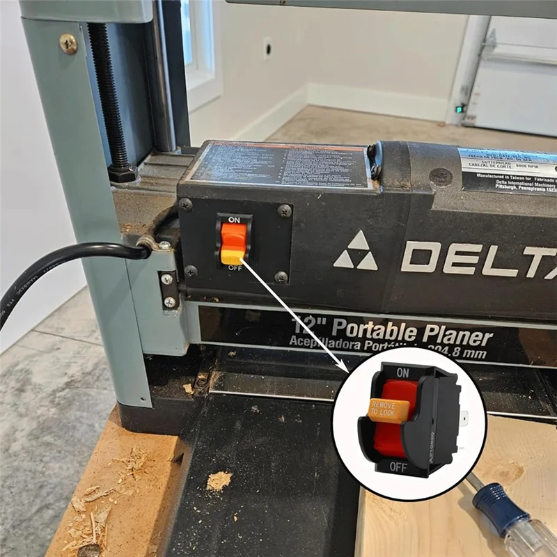 

MCGS-SW7B для Ryobi для Delta 489105-00, 1343758, 2 шт., переключатель включения-выключения настольной пилы, стиль тремления, замена послепродажного обслуживания