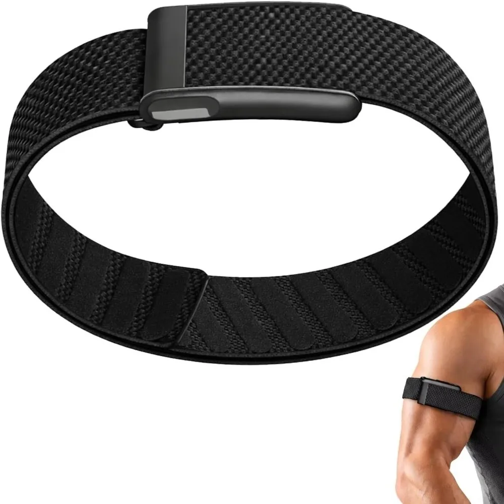 New Nylon Bicep Bands for Whoop 5.0 Elastic Adjustable Fitness Band Breathable Replacement Tracker Strap for Whoop 5.0 Fitness