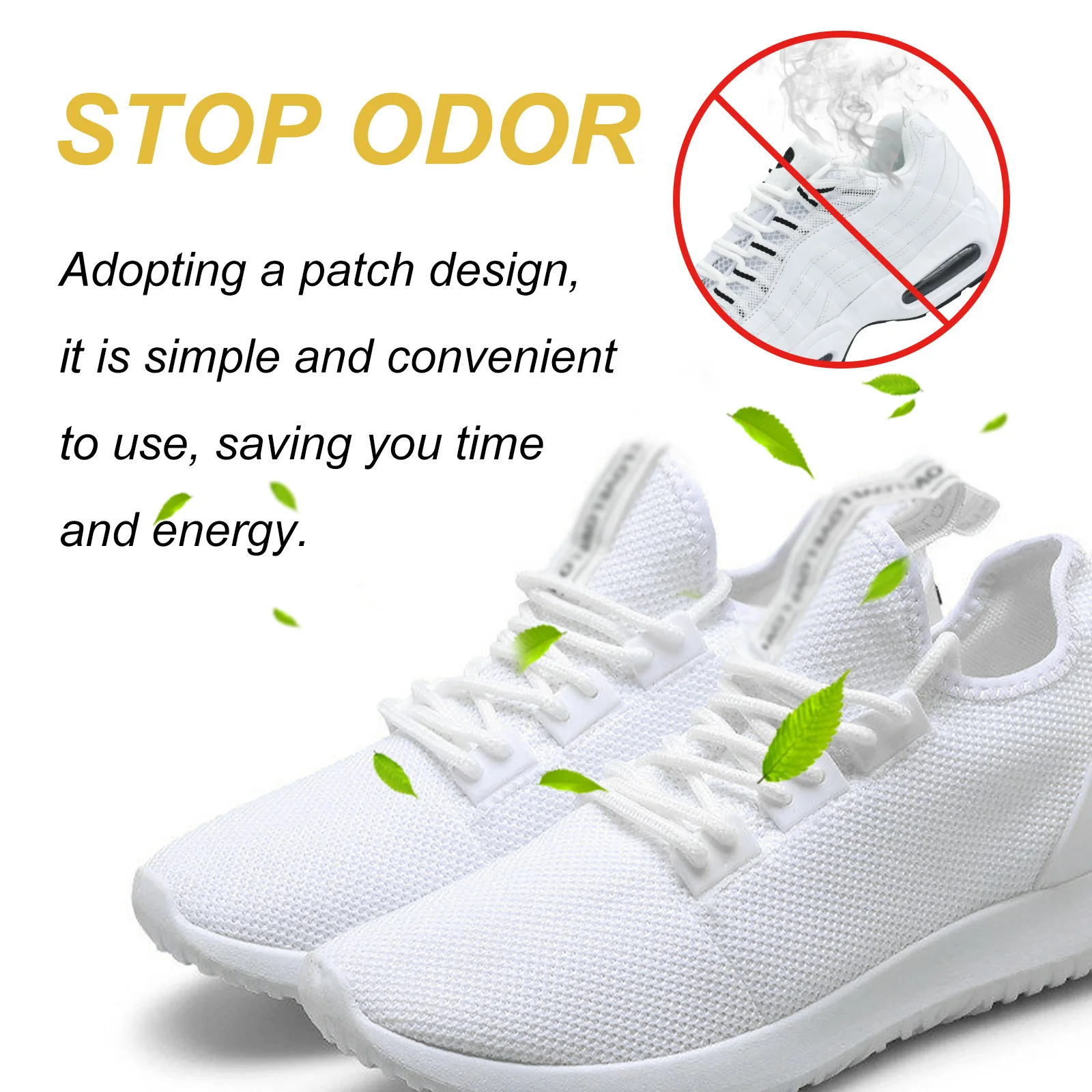 Deodorant Shoe Stickers Odor Remover Prevention Foot Sweat Athlete's Foot Soothing Antibacterial Insole Antiperspirant Sticker - Image 6