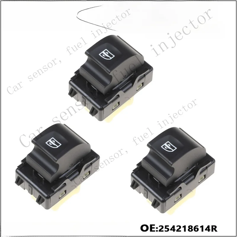 Q+ 3X Passenger Side Electric Window Power Switch For Renault Captur MK1 2013-2019
