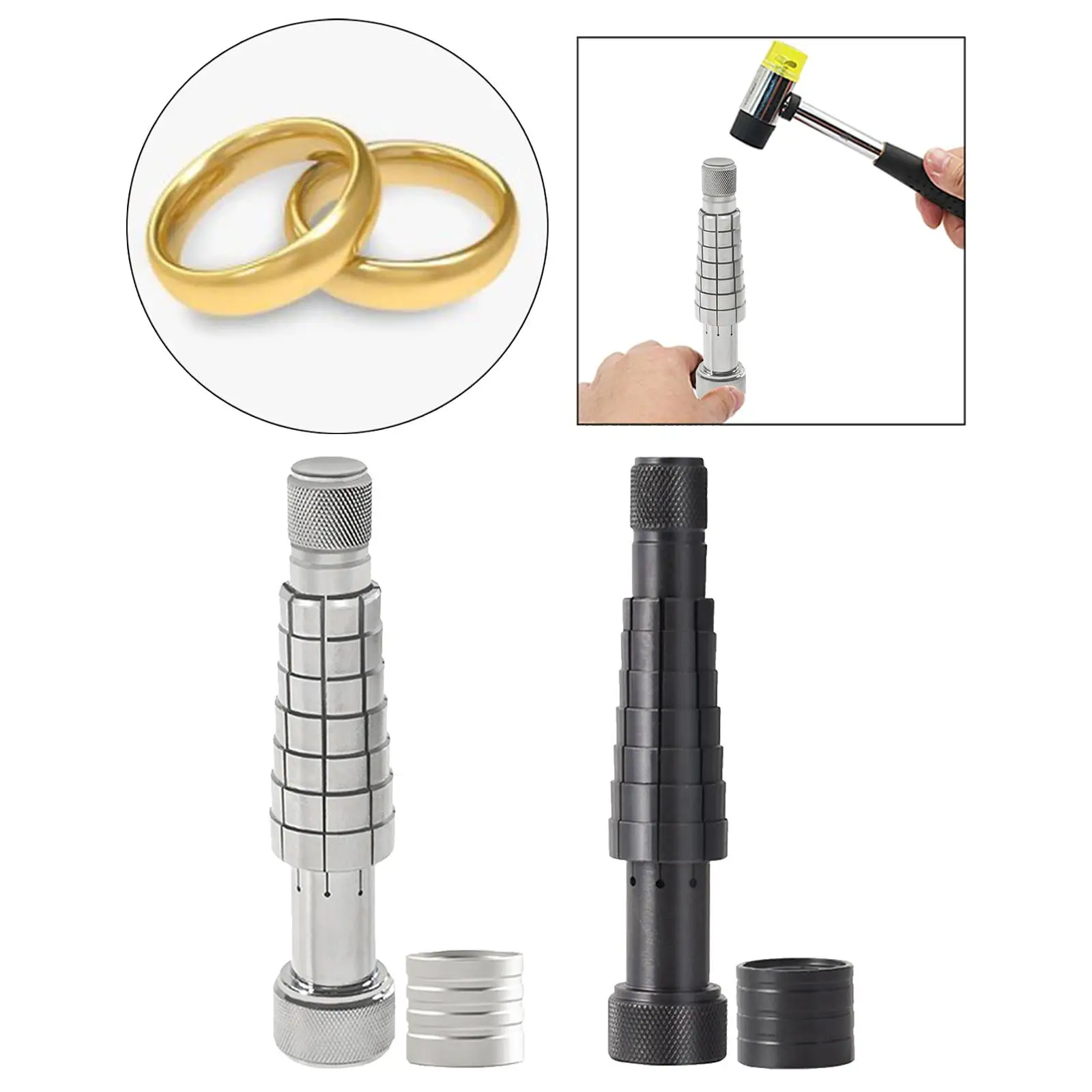 حلقات نقالة حلقية أكبر أدوات صنع المجوهرات أداة صيانة ضبط حجم الحلقة عالية القوة للمكتب المنزلي