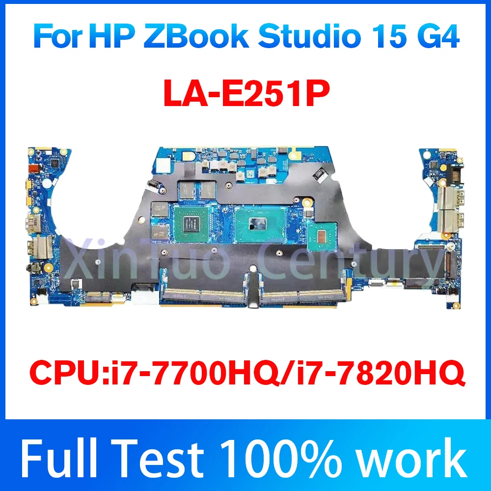 921017-601 921020-601 921015-601 For HP Zbook 15 G4 Laptop Motherboard LA-E251P I7-7700HQ I7-7820HQ CPU 100% test work