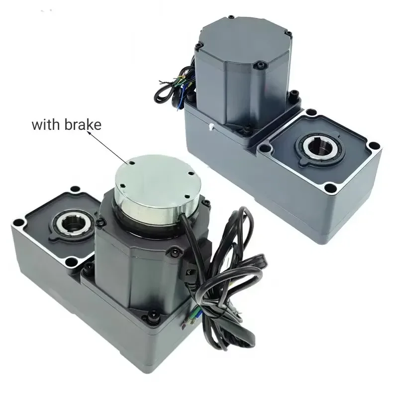 CE Right Angle Hollow Shaft Gear Motor for Conveyor System | Industrial Speed Reduction Motor 24Volt-220Volt
