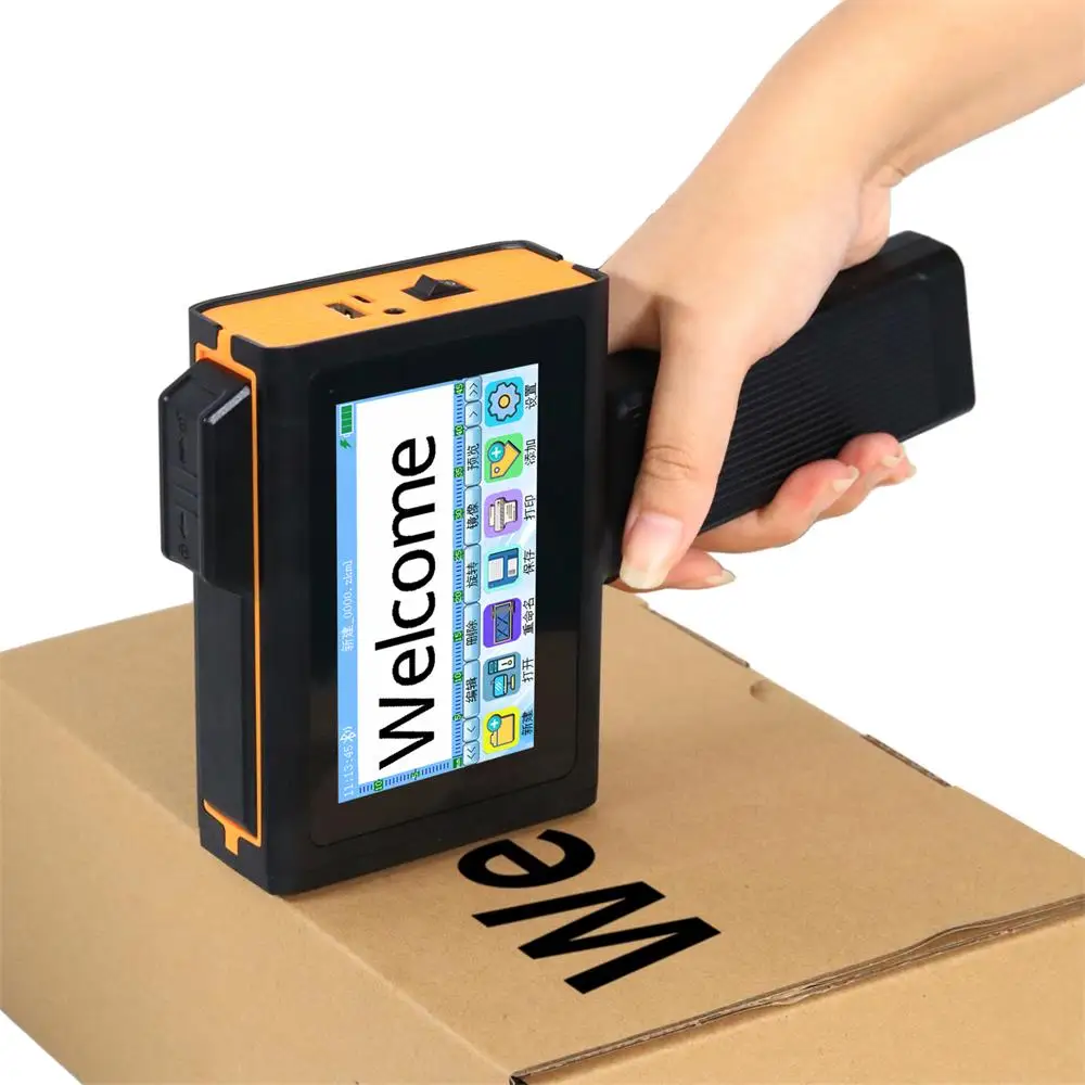 2025 New INCODE Semi-Automatic Handheld TIJ Inkjet Printer Portable Date Coding Machine for Bottles Boxes Cables Metal Plastic
