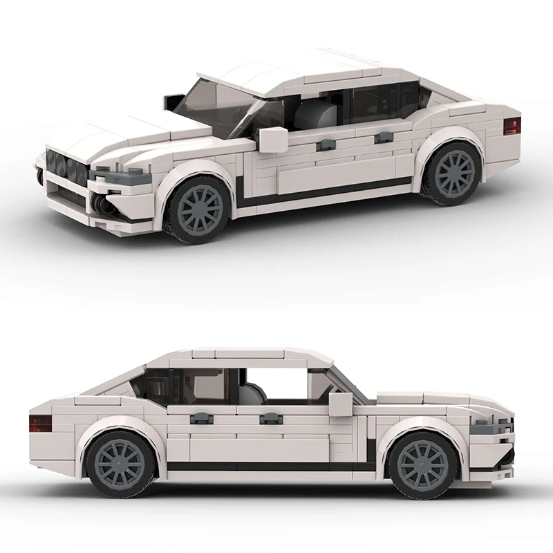 M760 MOC Brick Technical Car Speed Champion Racer Building Block Sports Supercar Creative Vehicle Technique Set Kids Toys Boys