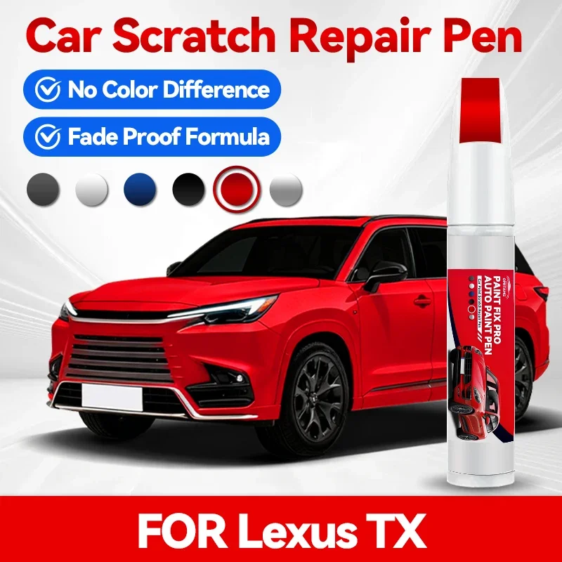 

Ручка-корректор для ремонта автомобильной краски Lexus TX, серебристый 1J7, серый 1L1, красный 3R1, белый, аксессуары для устранения царапин