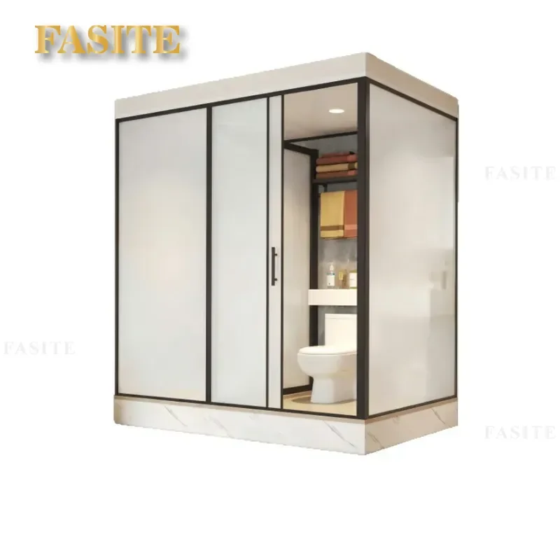 Integrated Toilet Dry and Wet Separation Bathroom Project High Quality Integrated Bathroom Bath 2.3x1.5m