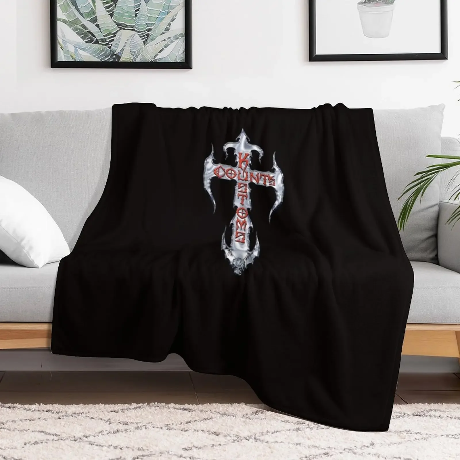 Counts Kustoms Garage Throw Blanket Cozy Home Blanket Gift for Christmas Holiday