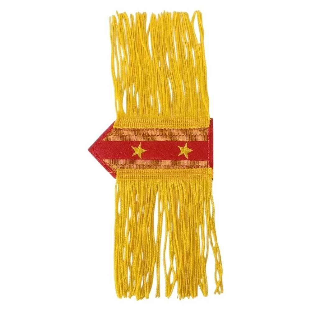 Classic Stars Tassel Epaulettes Dynamic Visual Effects Fancy Looks Shoulder Board Group Uniform Collocations Formal Event Dress