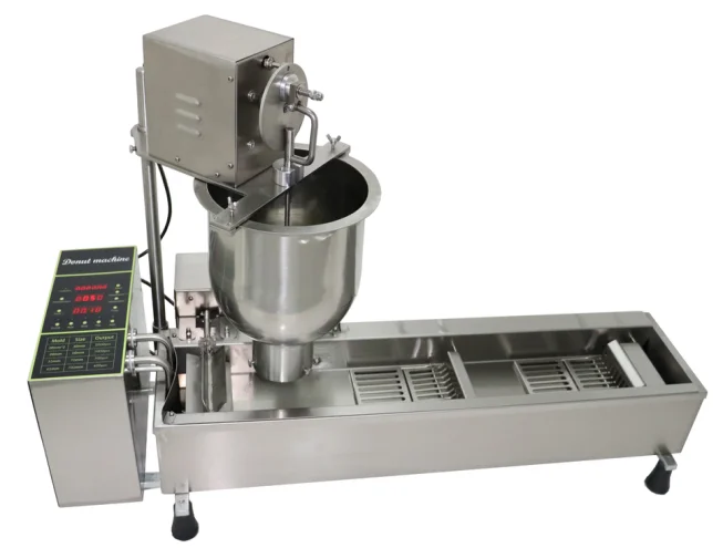-oo New Easy Operation Automatic Donut Machine 500 Pcs/HOUR Full Automatic Single Row 110/220V CE Certified High Productivity