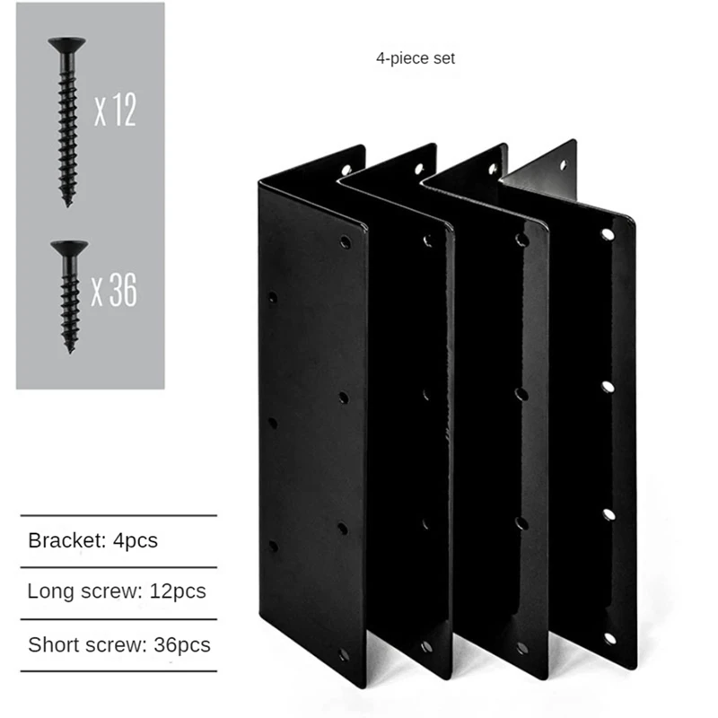 Raised Garden Bed Corner Brackets With Wood Screws For 20Inch-24Inch Bed For Vegetable Planter Garden Easy To Use (4Pcs)