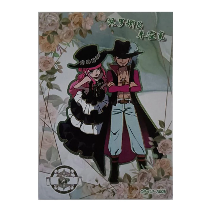 Аниме ONE PIECE Редкие CP отражения Flash Cards Perona Mihawk Tashigi игрушка Zoro для мальчиков коллекционные карты подарки на день рождения