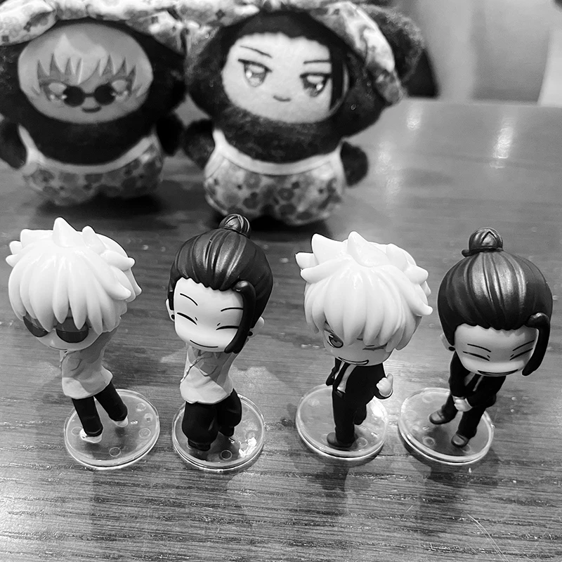액션 스탠딩 포즈 모델링 가샤폰 피규어 코스프레 애니메이션 주술회전 고죠 게토 만화 장식품 캡슐 장난감 어린이 선물