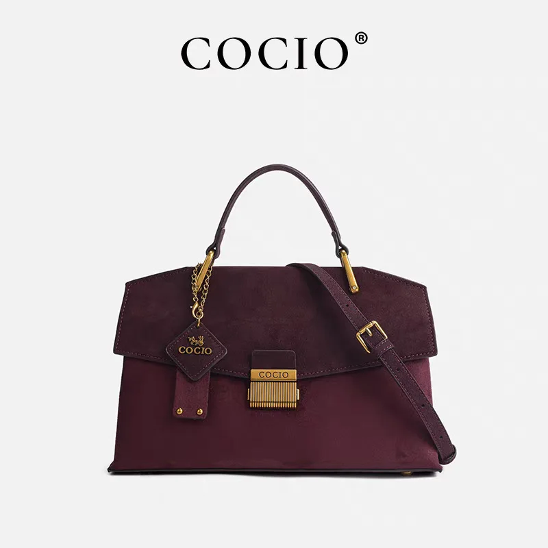 New COCIO Matte Suede Handheld Messenger Bag, Hot-selling Women's Bag for Cross-border Dropshipping, New Trendy Arrival