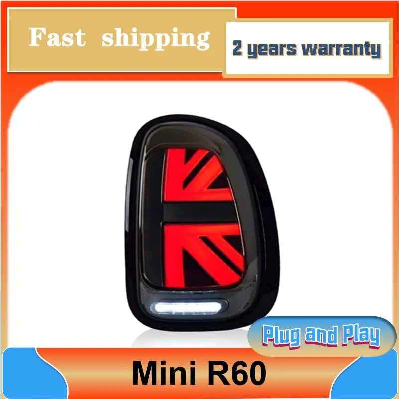 Car Styling for Mini R60 Taillight 2007-2016 Mini Countryman R60 Taillights BMW Rear DRL Fog Brake Reversing Turn Signal