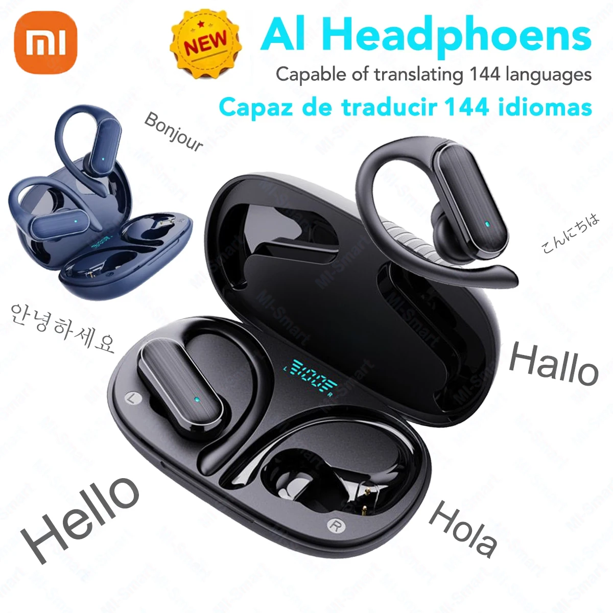 Xiaomi AI translation earphones travel study translation earphones A520 144 languages real-time translation earbuds