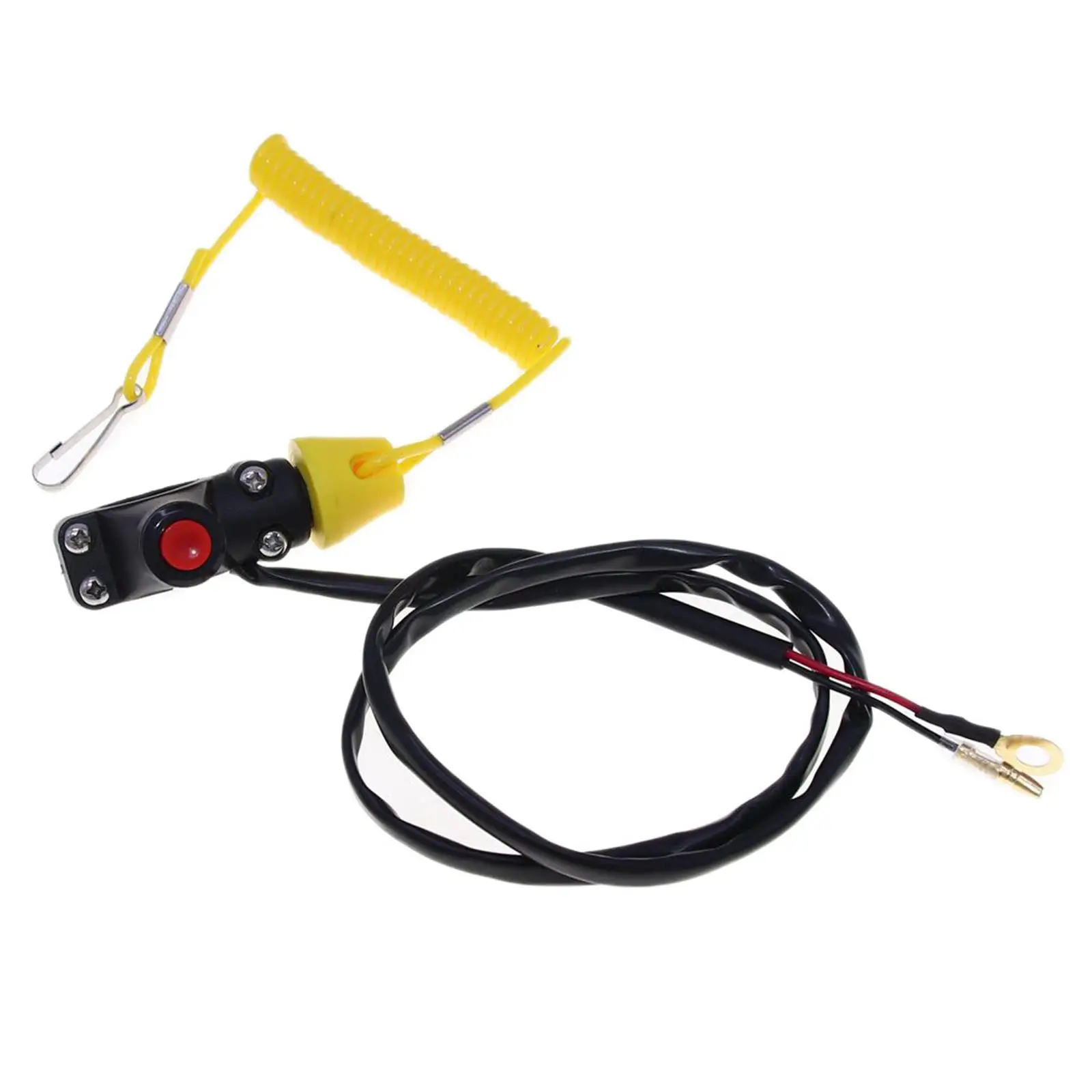 Emergency Kill Switch with Lanyard Engine Brake Switch Universal Fit for 49cc Motorcycle Quad