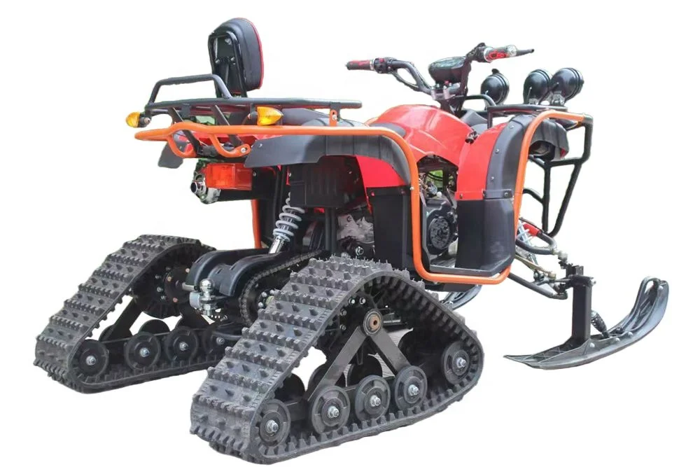 Factory Export 200cc 4-Stroke Automatic 2WD ATV Snowmobile Quad Bike  100km Chain Drive