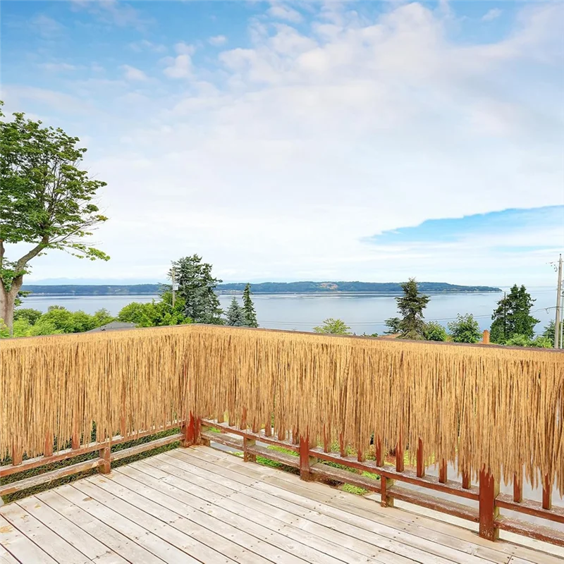 JHD Thatch Roof For Tiki Bar& Mexican For Tiki Hut- Grass Roofing Kit 6.56' X 20
